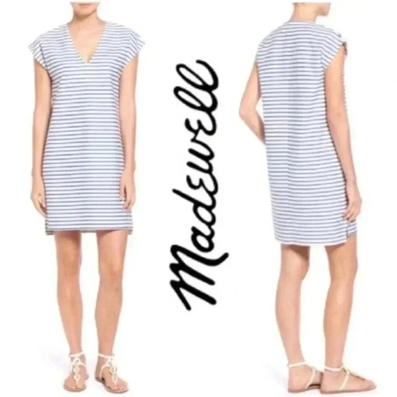 Madewell Dresses & Skirts - Madewell vacances dress short striped size s